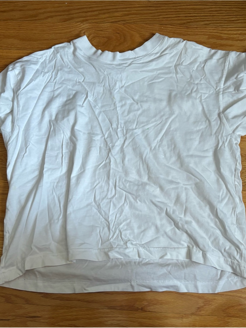 Primark White Short Sleeve Crewneck Tee